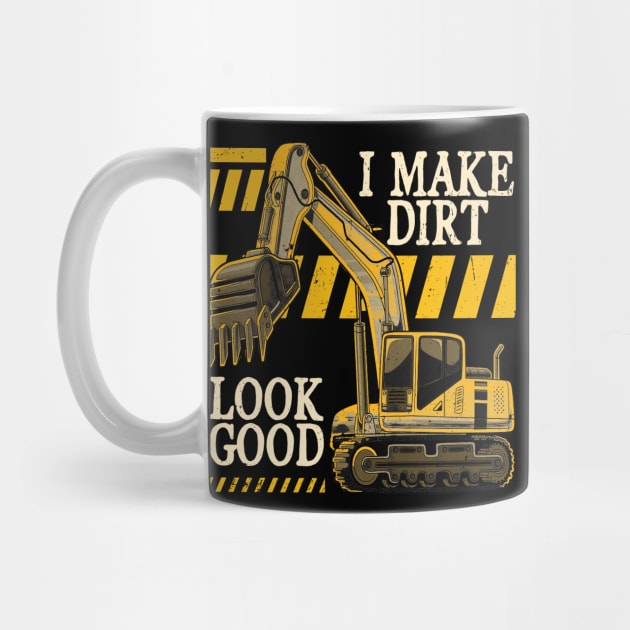 Dirt Diggers Unique Tee Celebrating the Art of Excavation Work by Northground